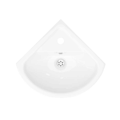 Умывальник Сити 45 угловой с отверстием белый - изображение 3