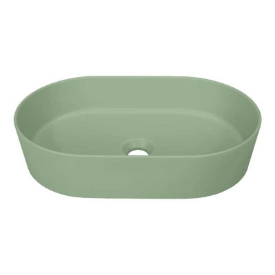 Умывальник Керамин Арена 55 ФС Матовый накладной оливковый - изображение 1