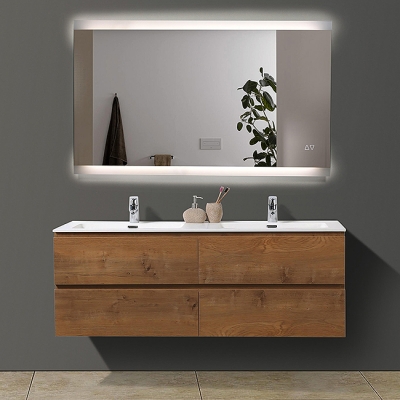 Зеркало Алмаз-Люкс бытовое навесное с подсветкой 1000x600 ЗП-101 - изображение 2