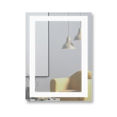 Зеркало бытовое навесное с подсветкой 780х580 ЗП-01 - изображение 1