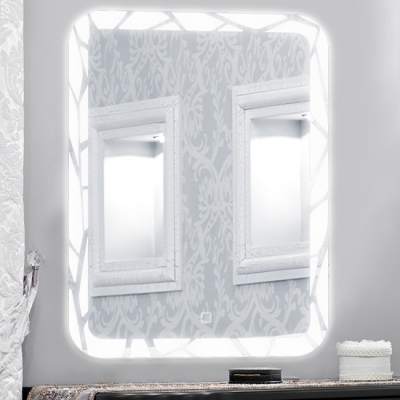 Зеркало 800x600 бытовое навесное с подсветкой ЗП-31 - изображение 2