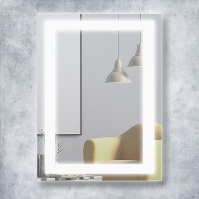 Зеркало бытовое навесное с подсветкой 600x800 ЗП-43 - изображение 2
