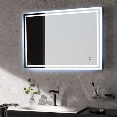 Зеркало бытовое навесное с подсветкой 800*600 ЗП-66 - изображение 2