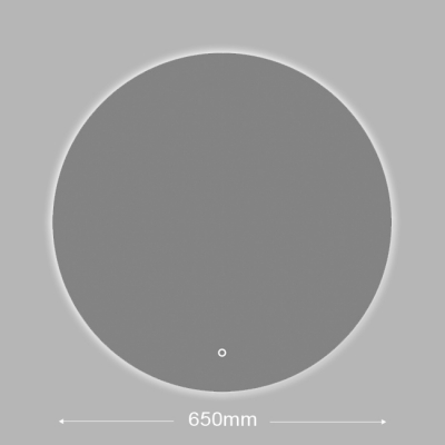 Зеркало Алмаз-Люкс D 65 с подсветкой круглое ЗП-76 - изображение 5