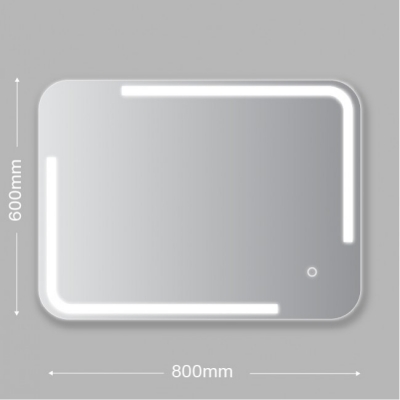 Зеркало Алмаз-Люкс бытовое навесное с подсветкой 600*800 ЗП-82 - изображение 3